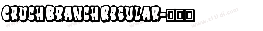 Cruch Branch Regular字体转换